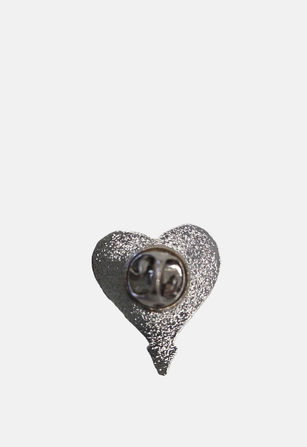 Love Heart Skull Pin Badge