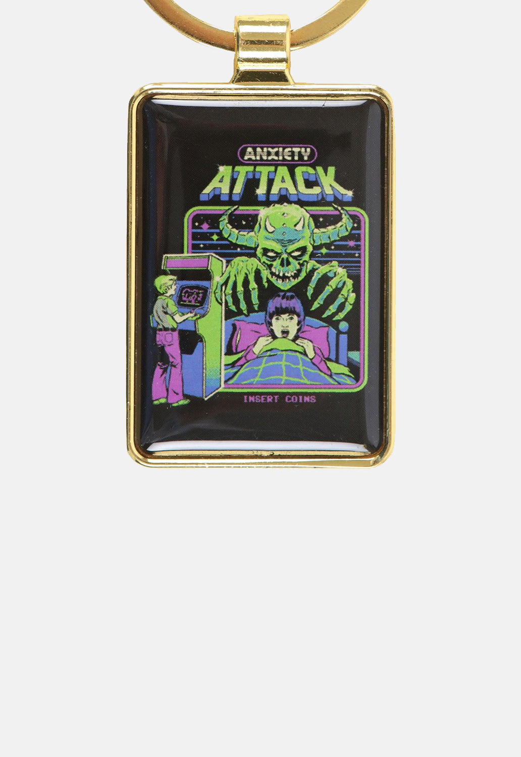 Anxiety Attack Keyring