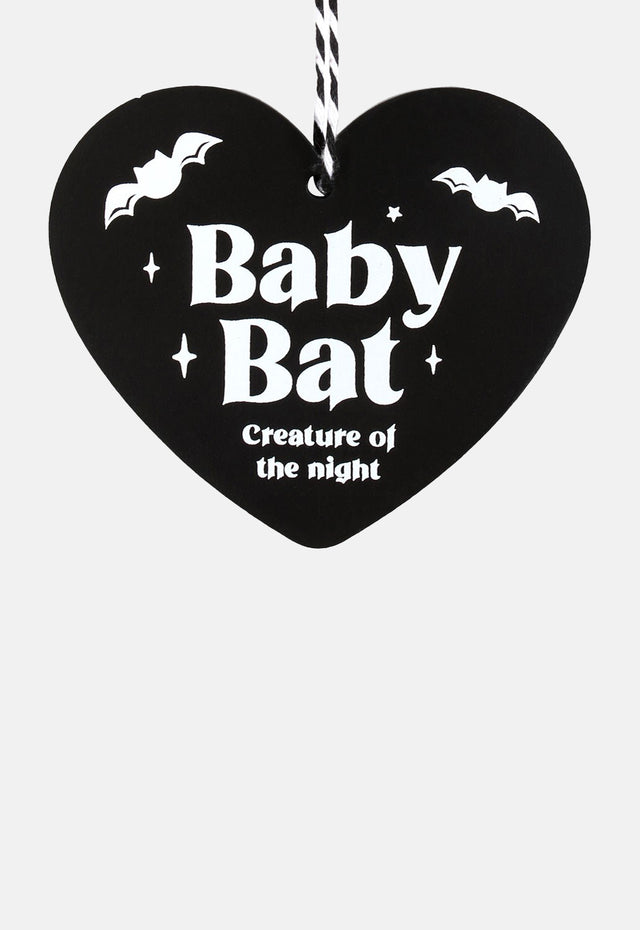 Baby Bat Hanging Sign