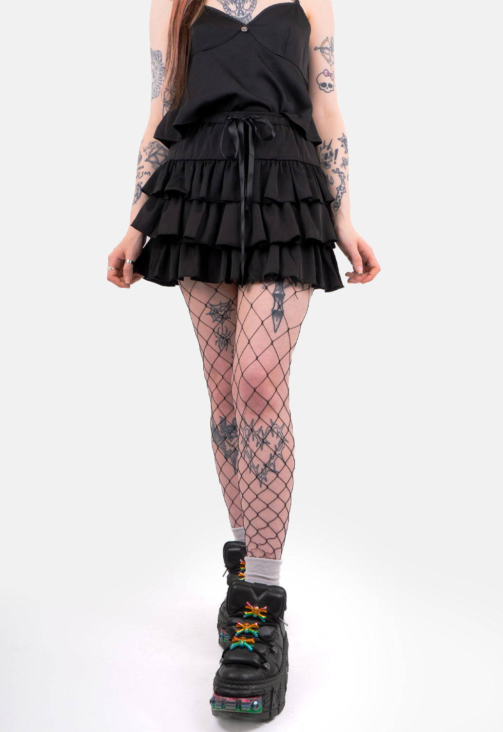 Becca Tiered Mini Skirt