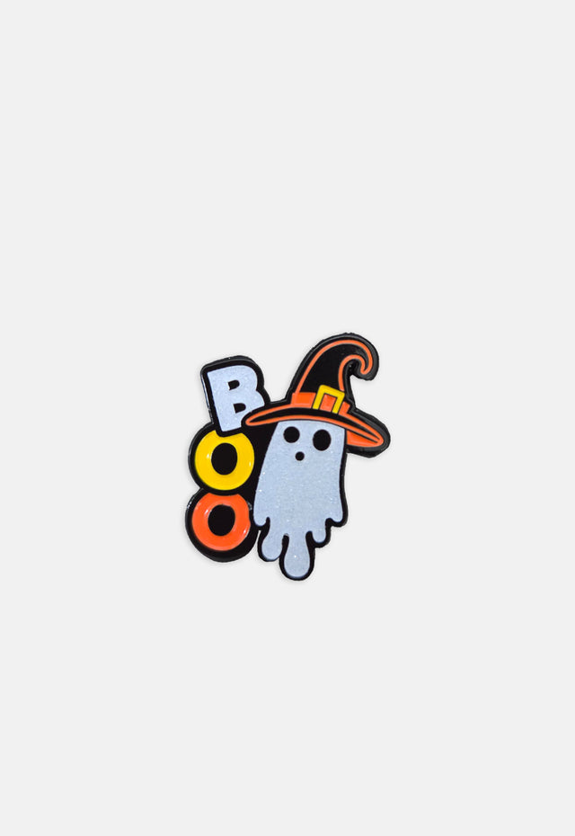 Ghost Boo Pin Badge