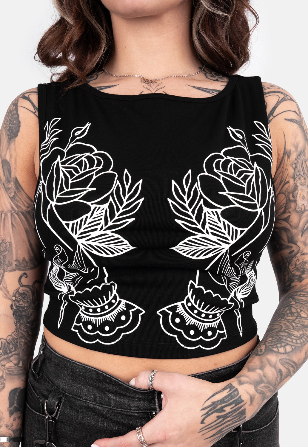 Brioni Boat Neck Crop Top