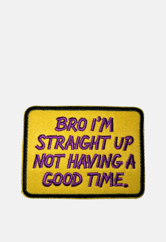 Bro Good Time Patch