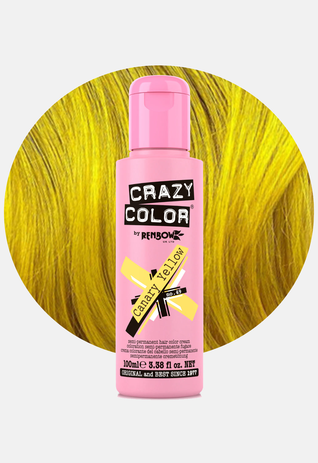 Canary Yellow Hair Dye