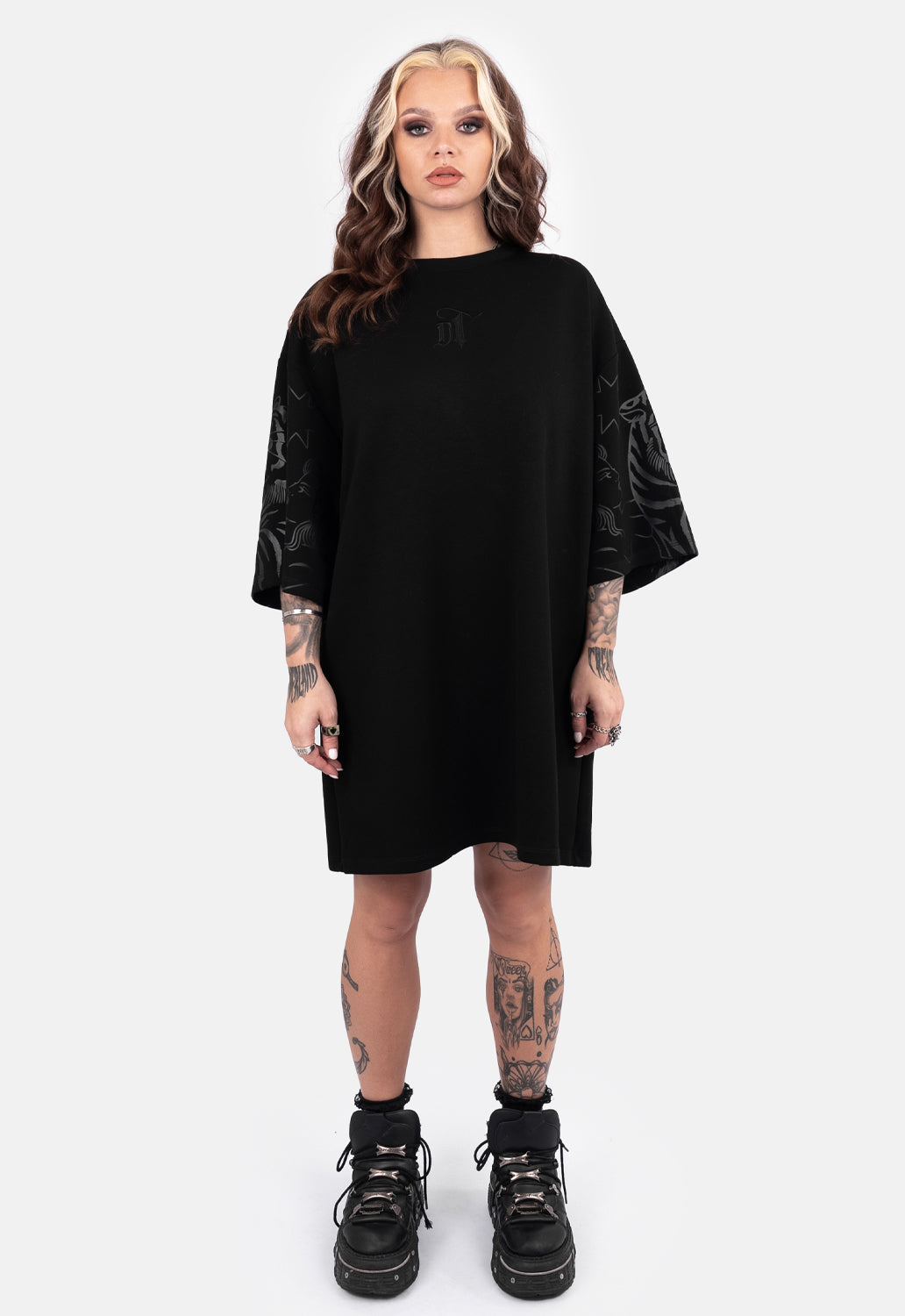 Cassandra Print Tee Mini Dress