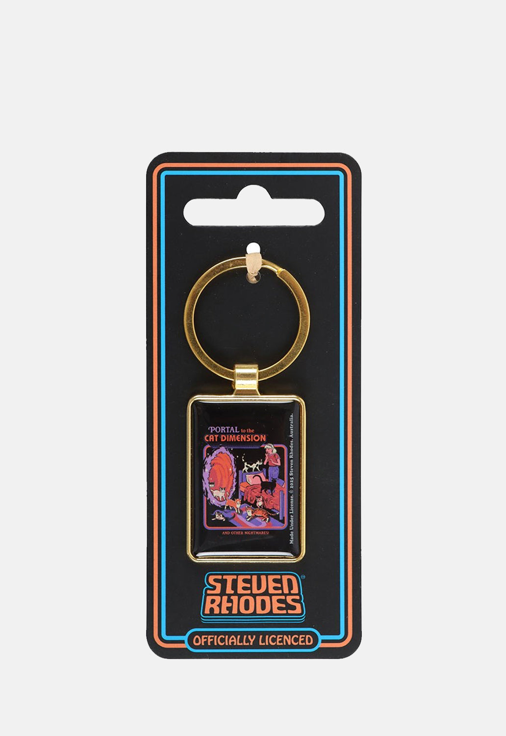 Cat Dimension Keyring