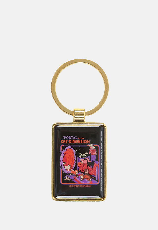 Cat Dimension Keyring