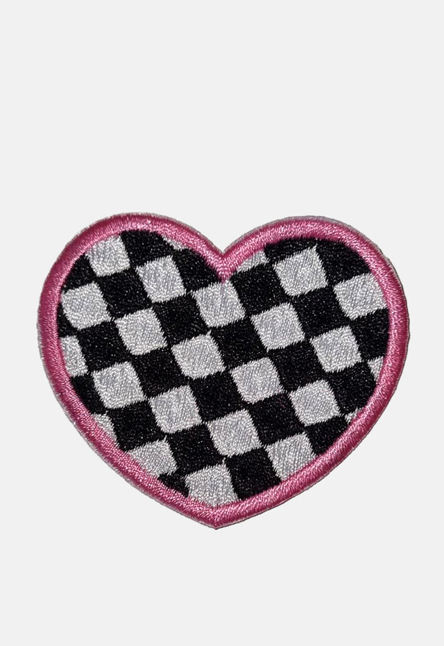Checkerboard Heart Patch