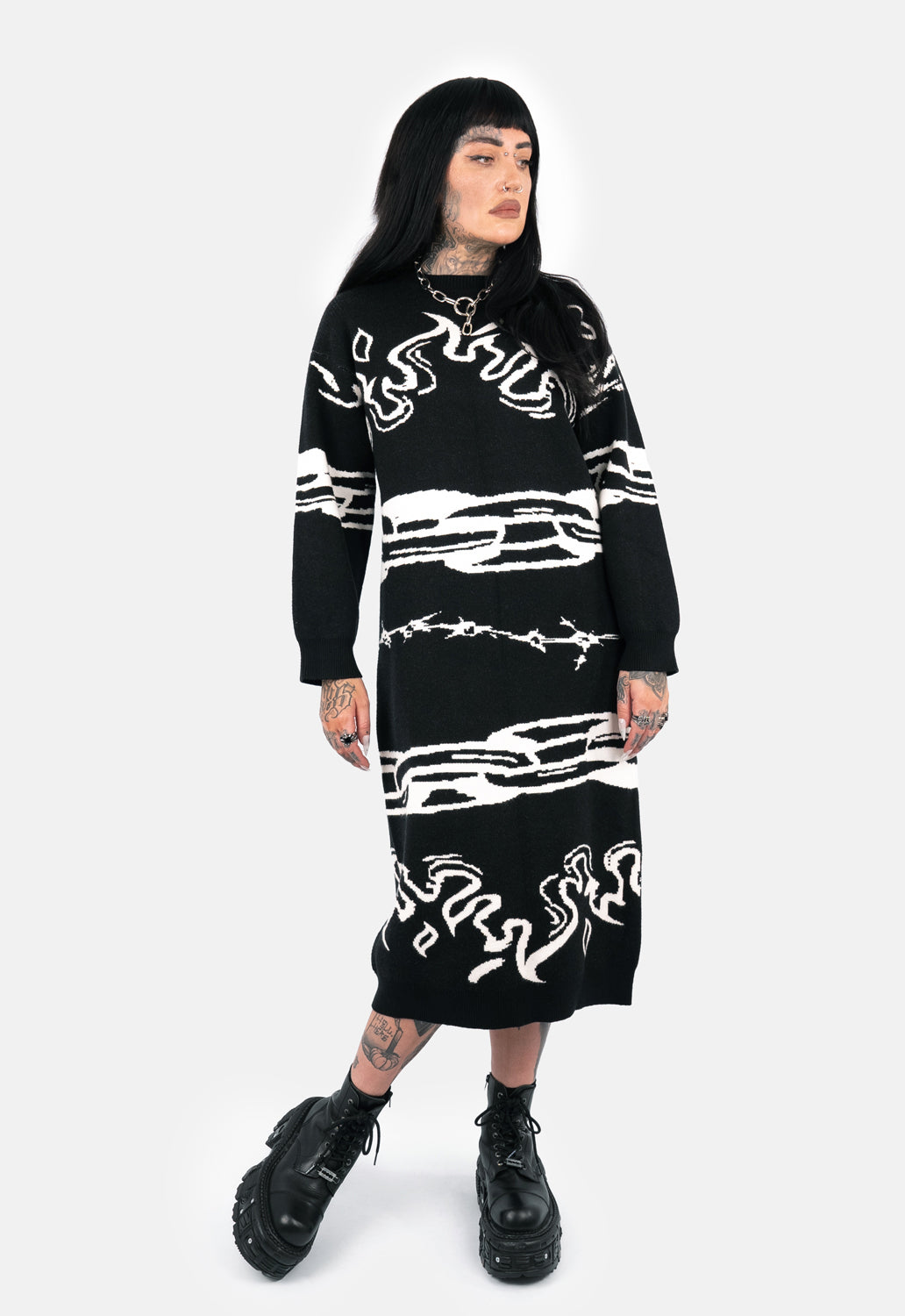 PRE-ORDER Constantine Knit Jumper Dress