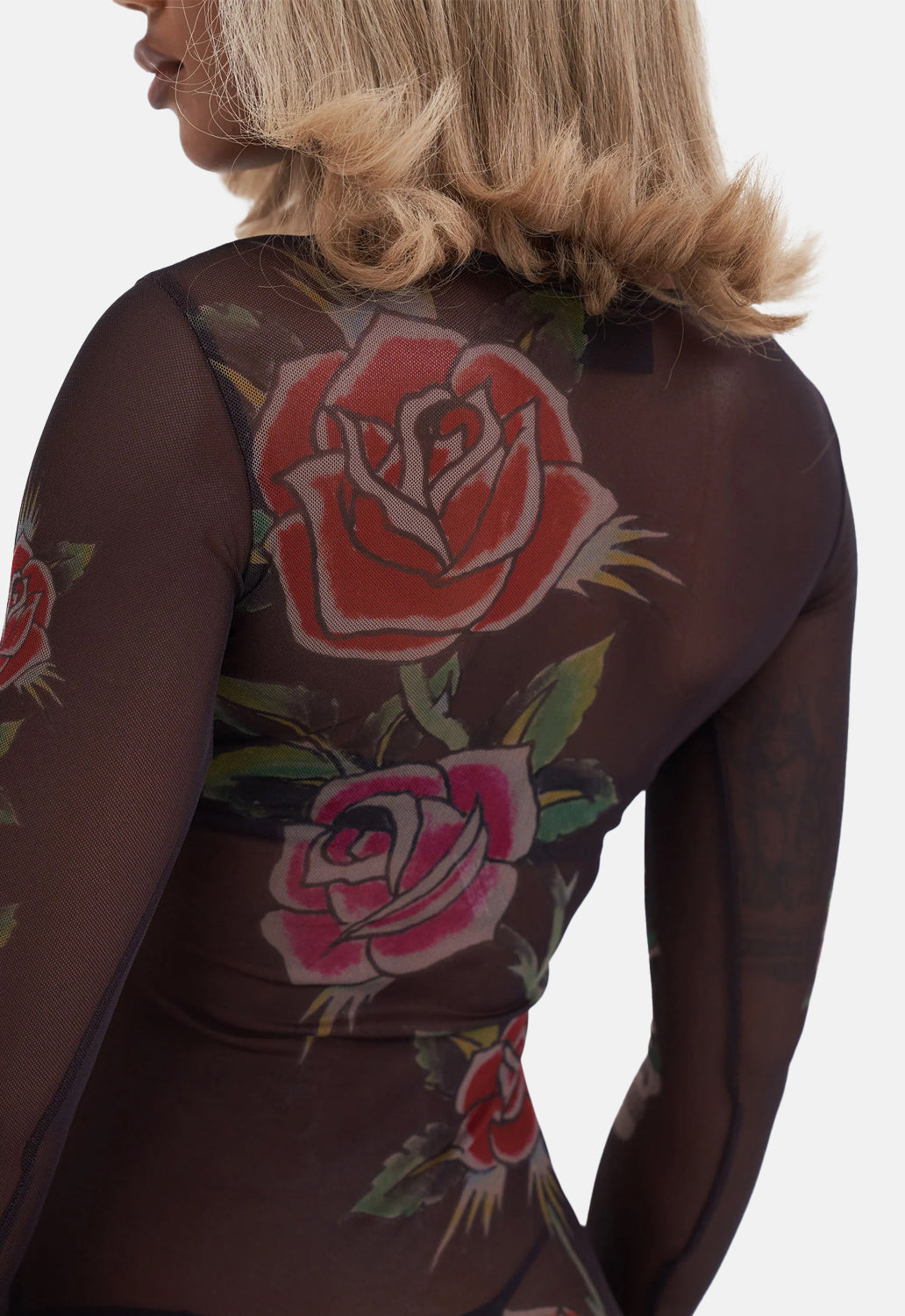 Death Before Dishonour Mesh Dress