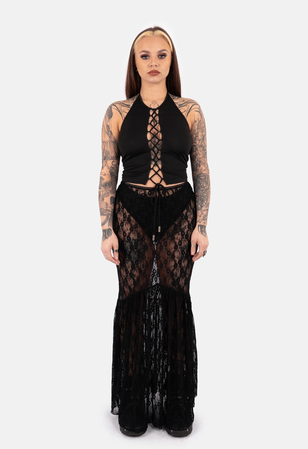 Daria Lace Maxi Skirt