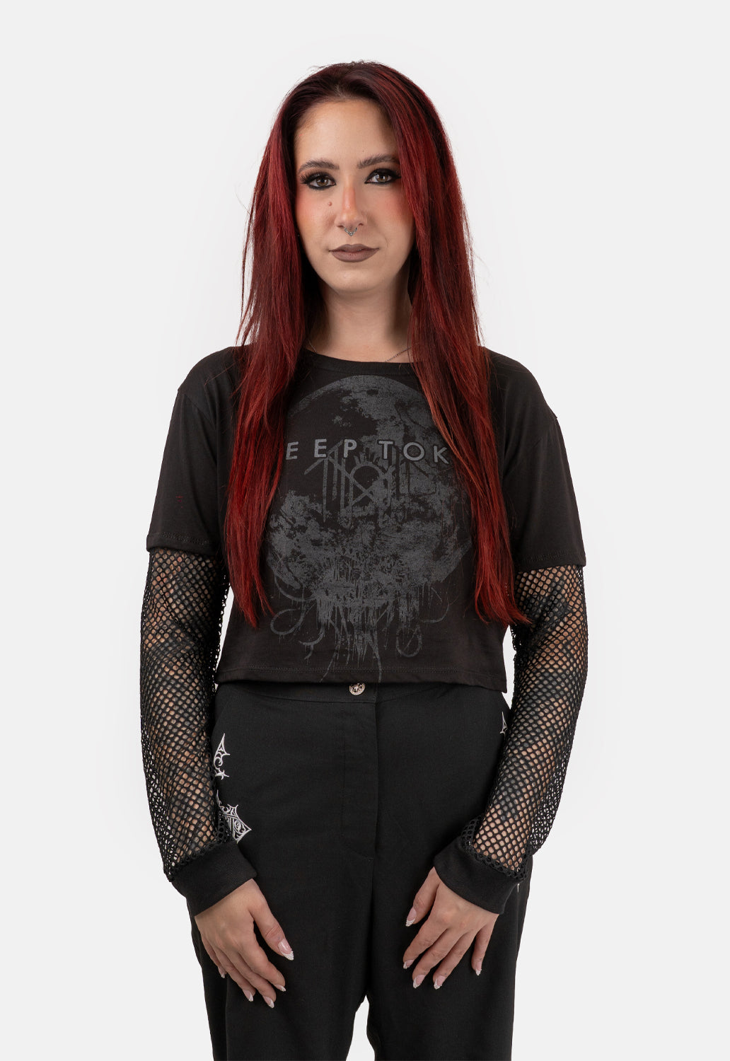 Dark Moon Long Sleeved Crop Top