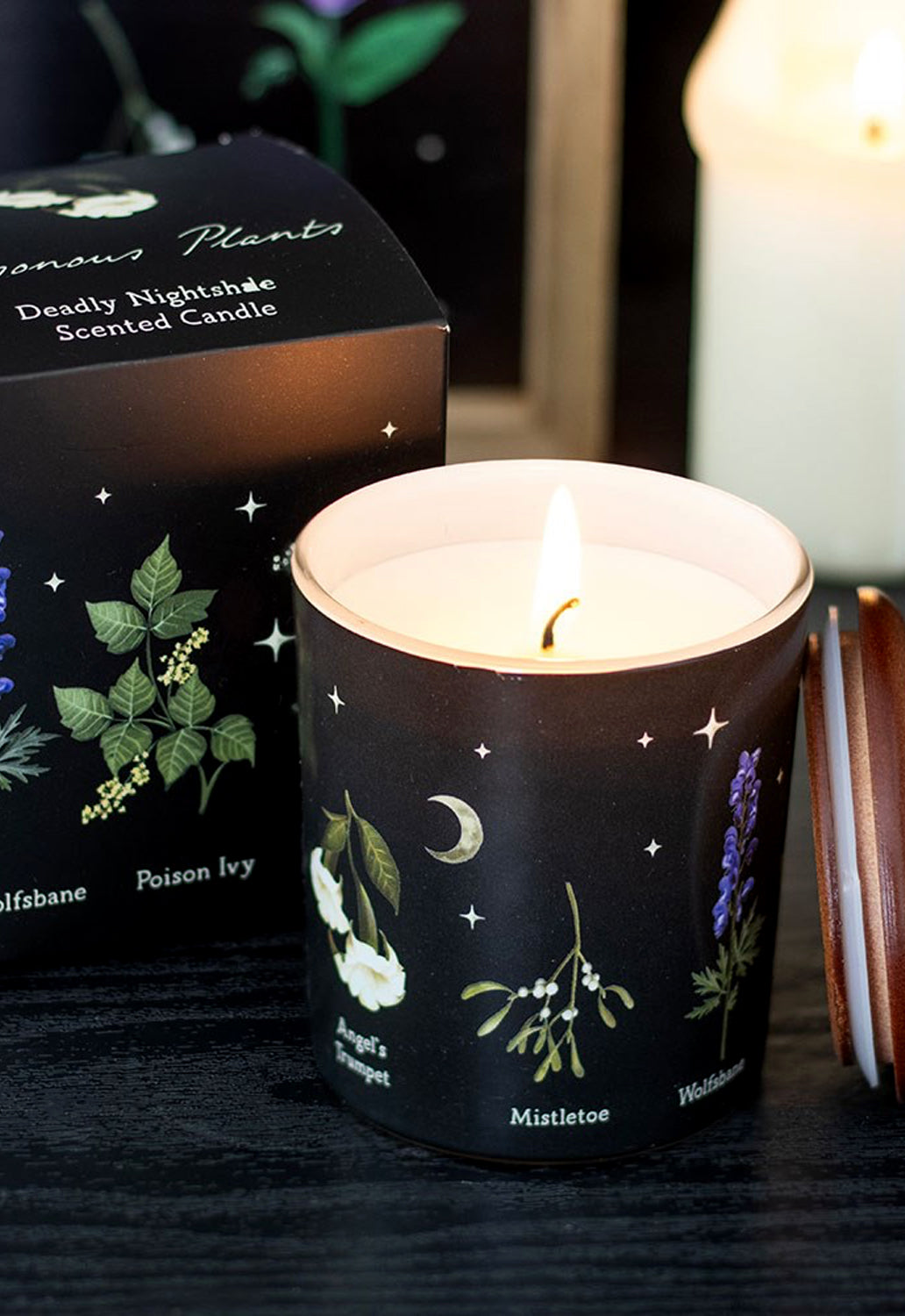 Poisonous Plants Deadly Nightshade Candle