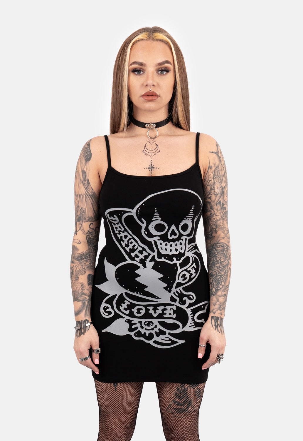Donna Printed Slip Dress