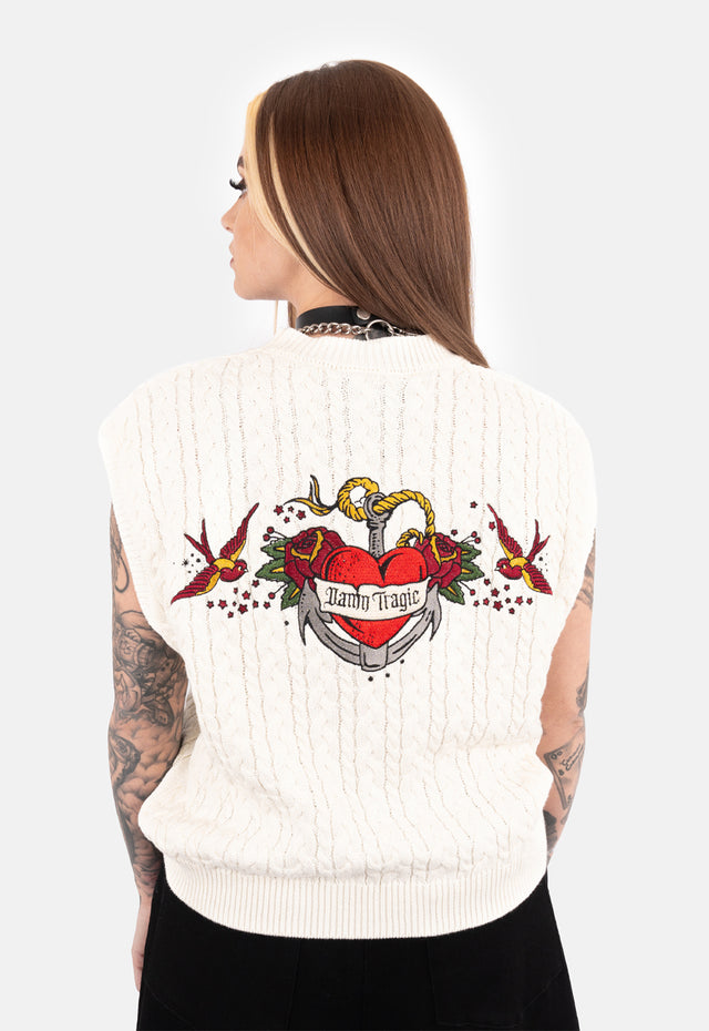 Franklin Oversized Knit Vest
