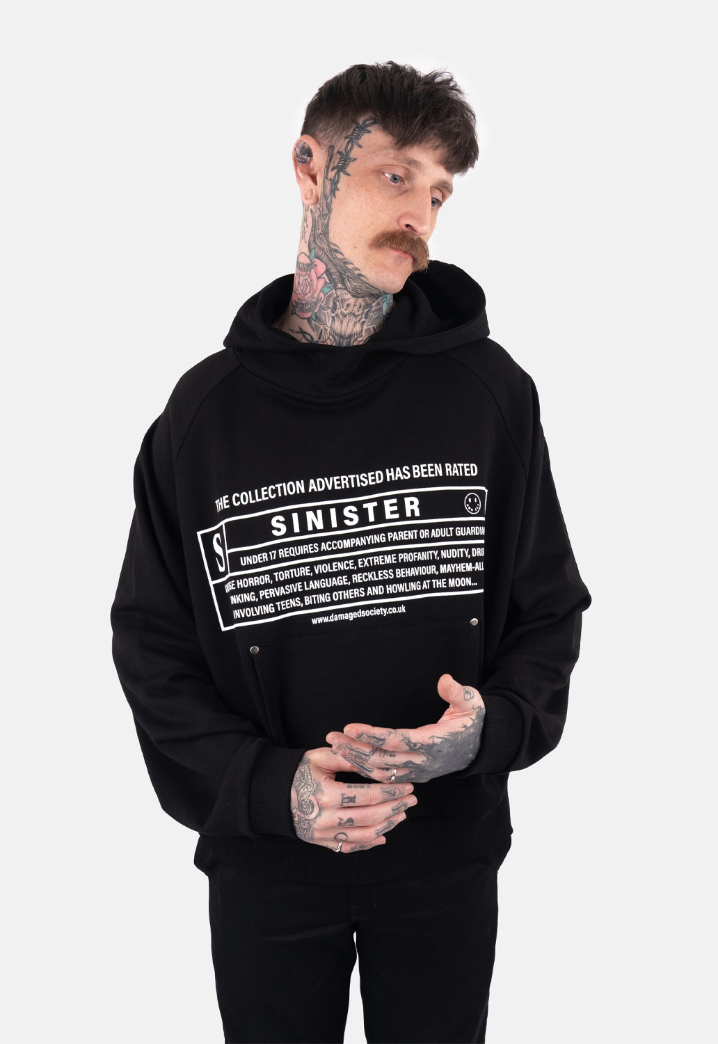 Front Print Oversized Hoodie