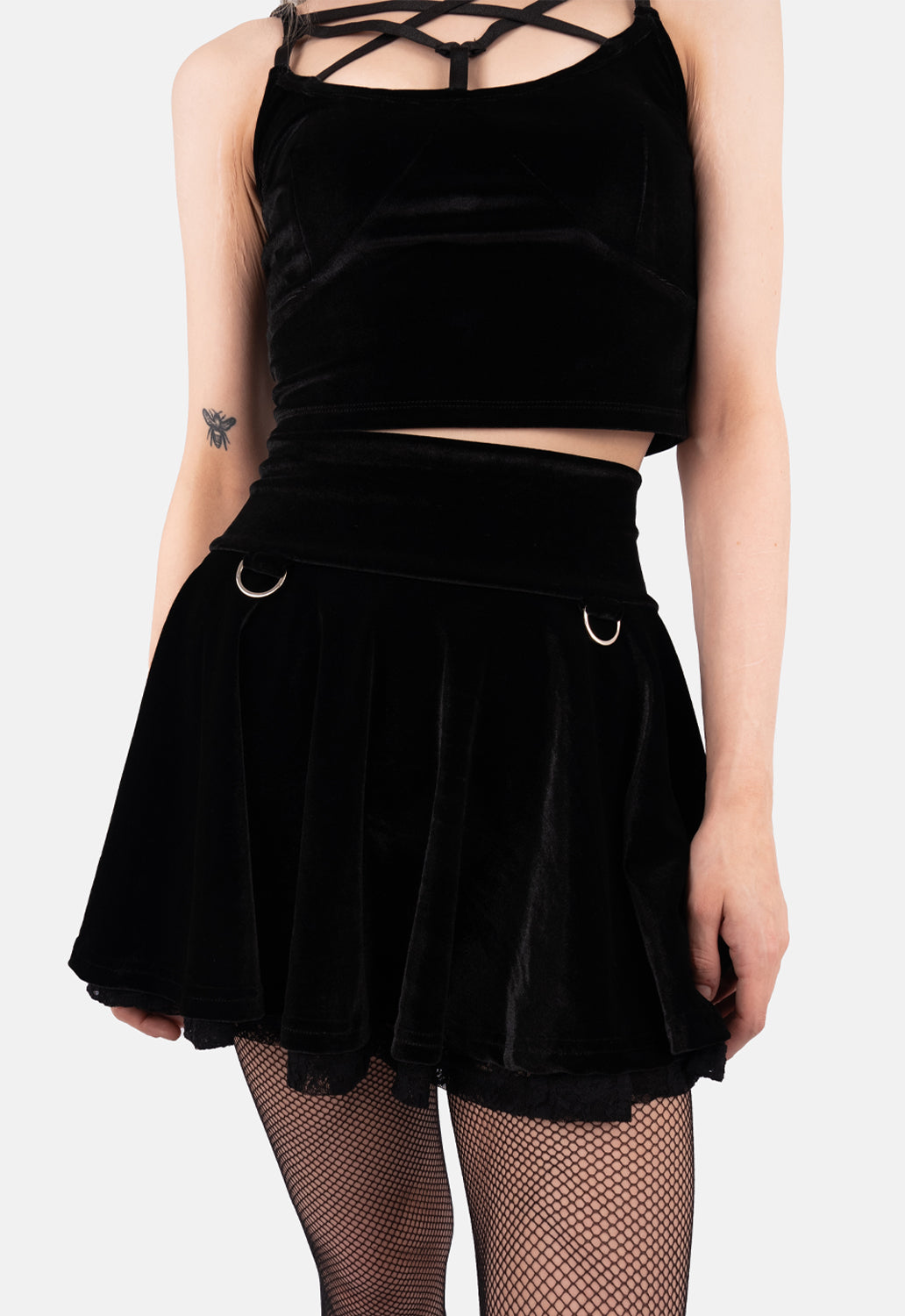 Gem Double Layer Skater Skirt