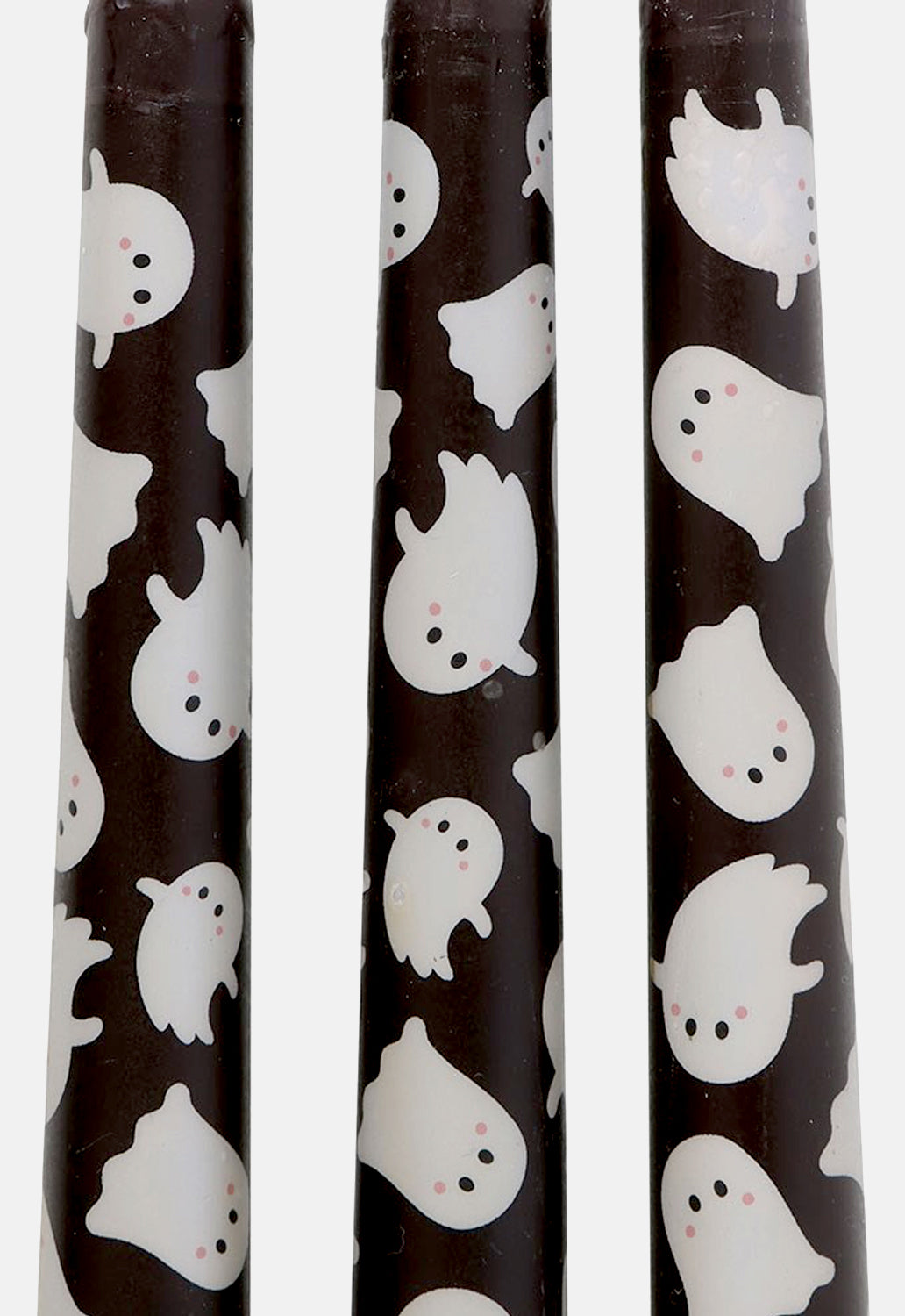 Set Of 3 Ghost Taper Candles