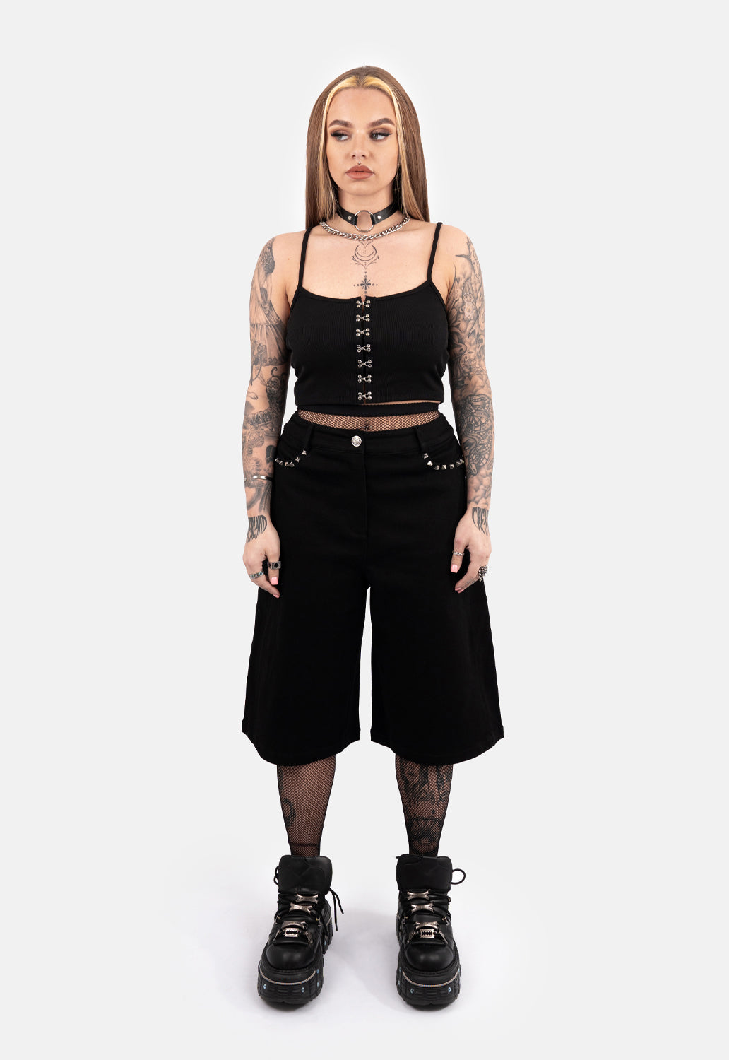 Jean Hook & Eye Tank Top