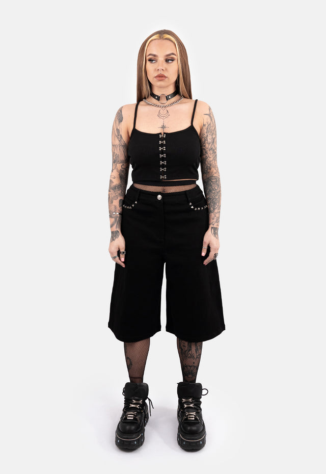 Jean Hook & Eye Tank Top