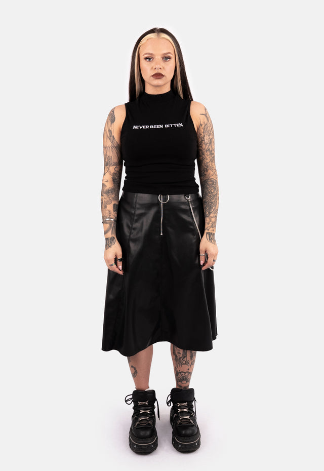 Lamia High Neck Tank Top