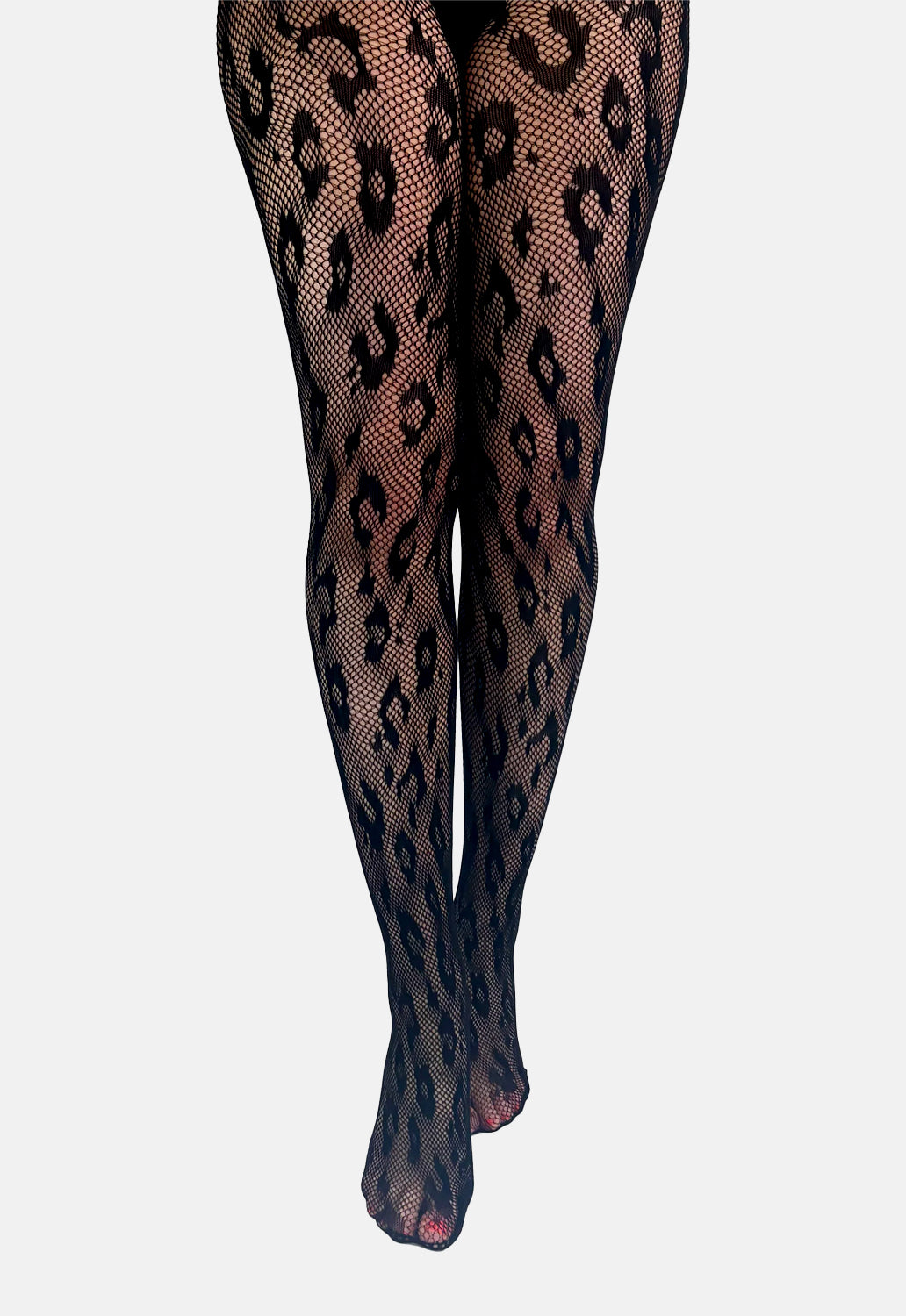 Leopard Net Tights