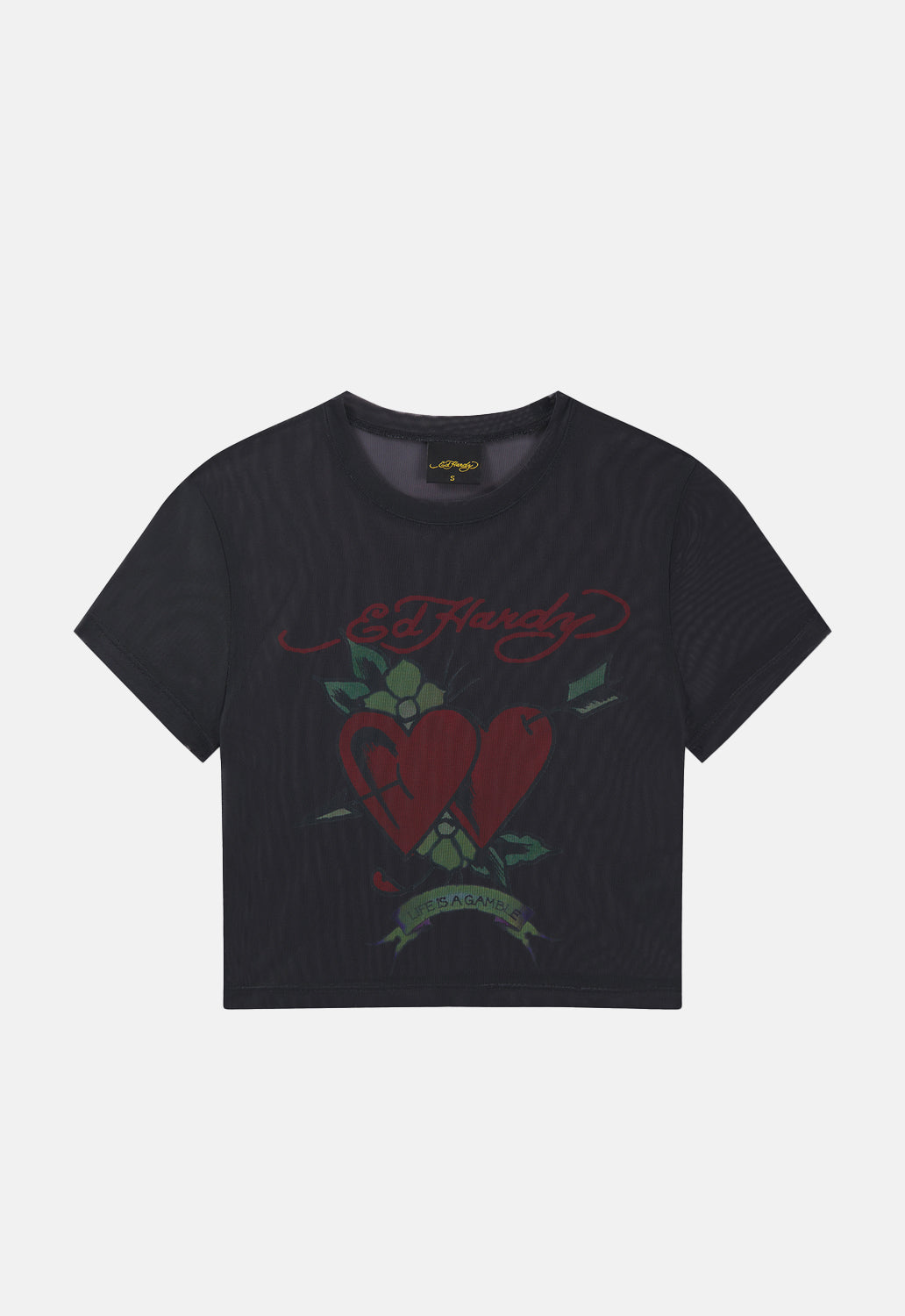 Life Is A Gamble Mesh Baby Tee