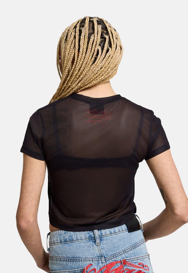 Life Is A Gamble Mesh Baby Tee