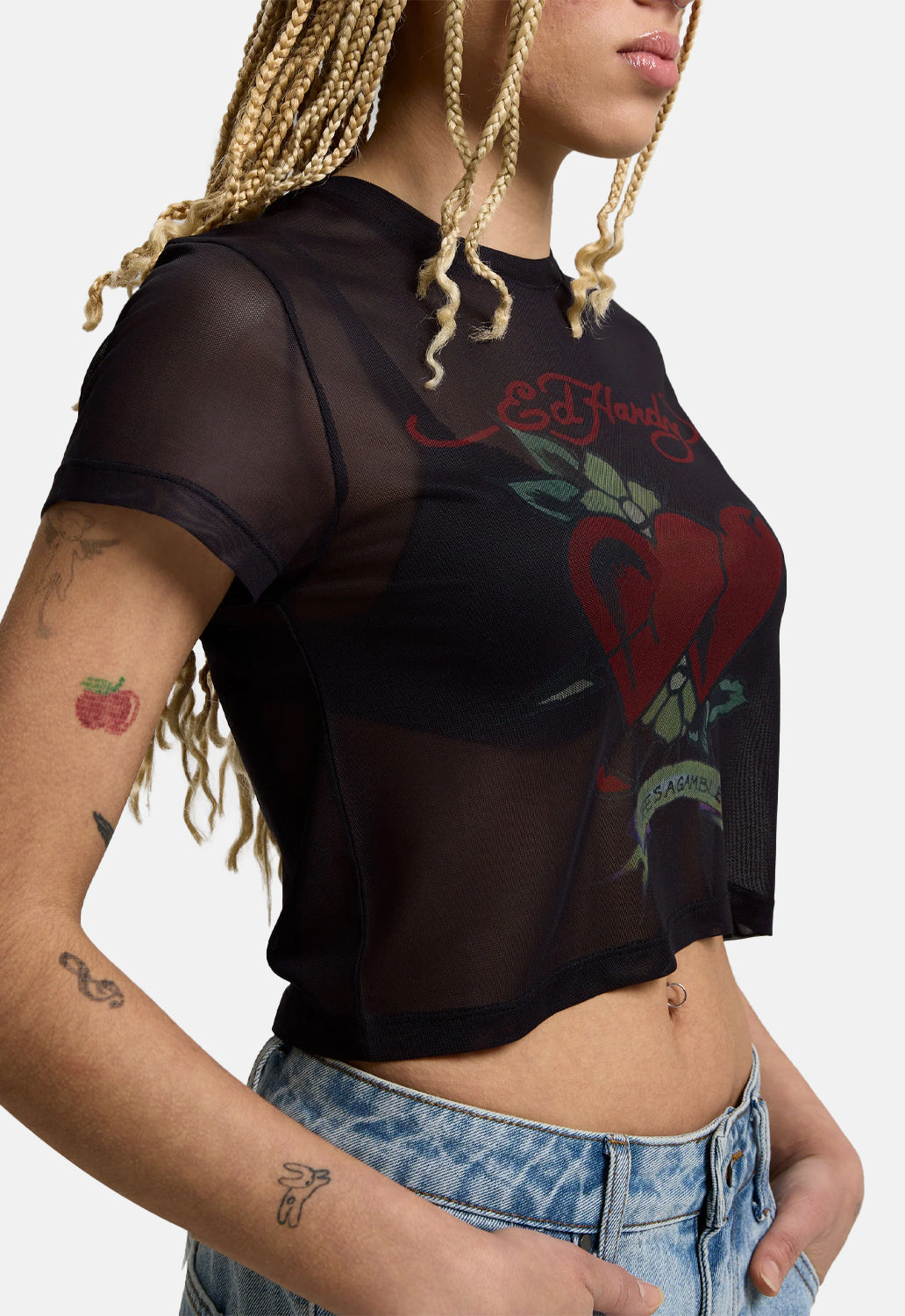 Life Is A Gamble Mesh Baby Tee