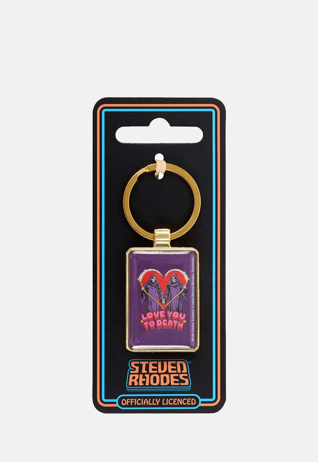 Love You To Death Keyring