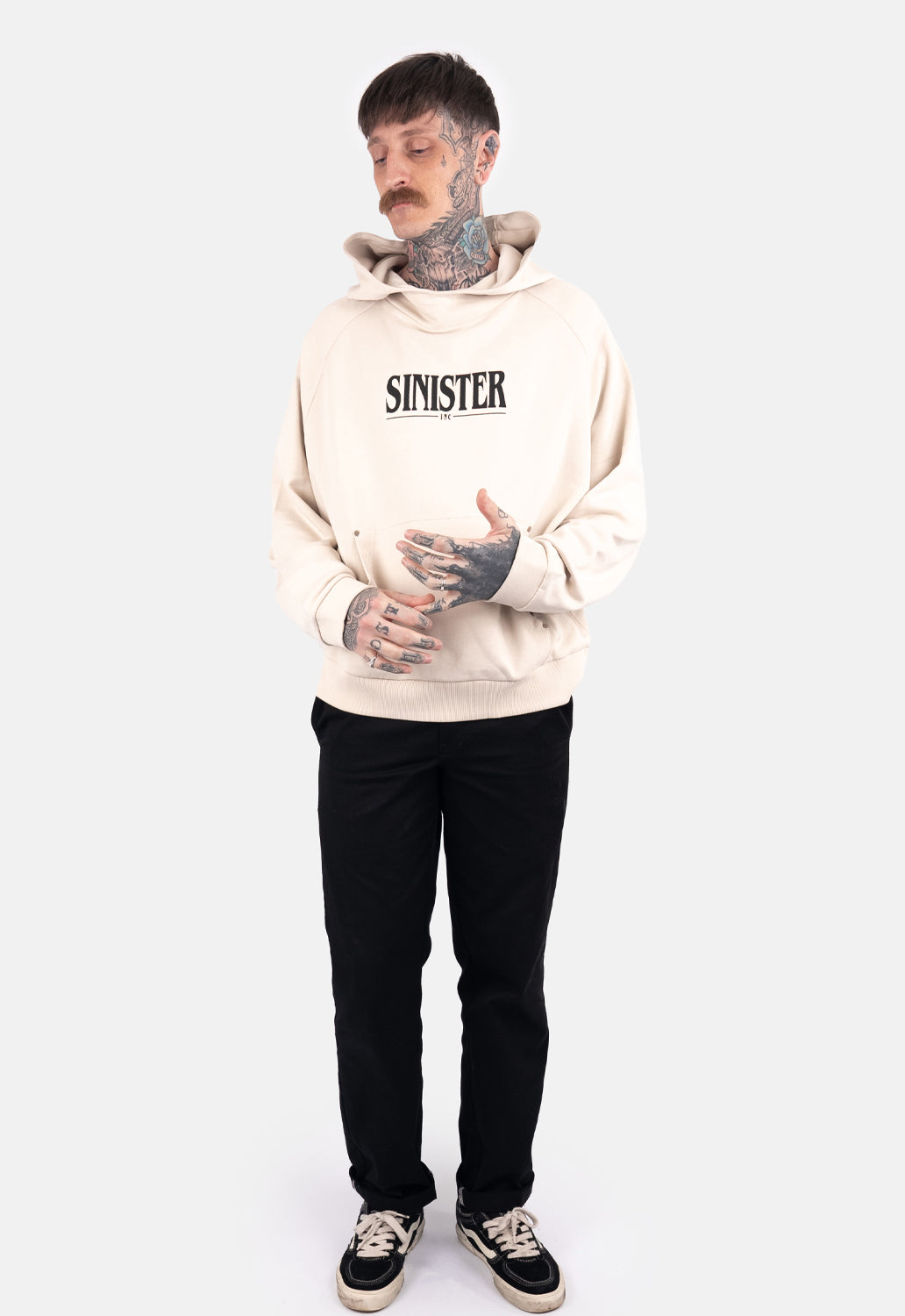 Luca Skull Oversized Hoodie