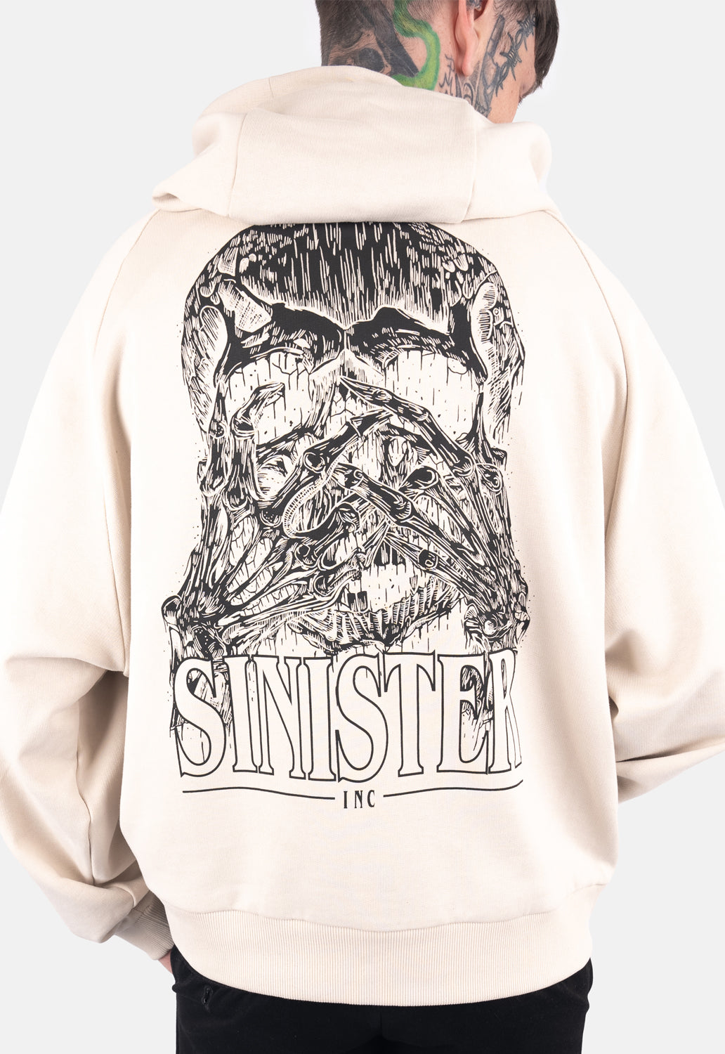 Luca Skull Oversized Hoodie