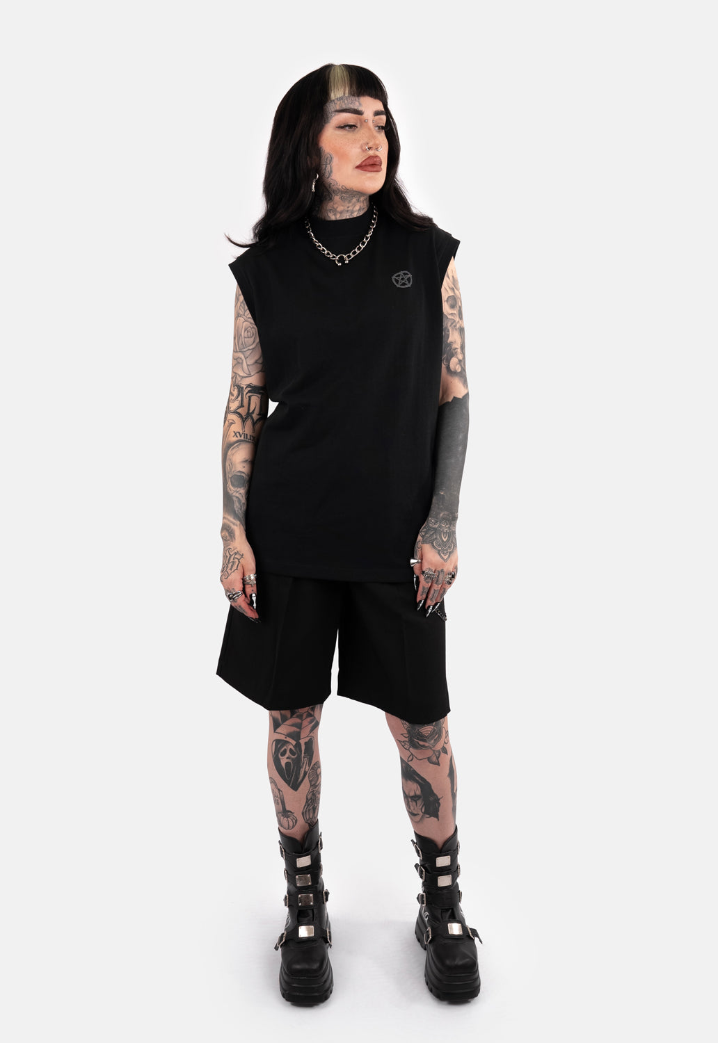 Lucia Longline Muscle Tank Top