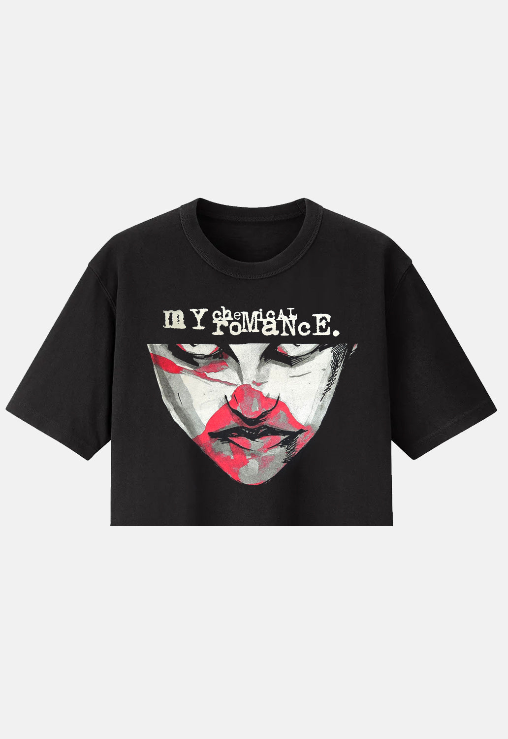 Demolition Lover Mask Crop T-Shirt