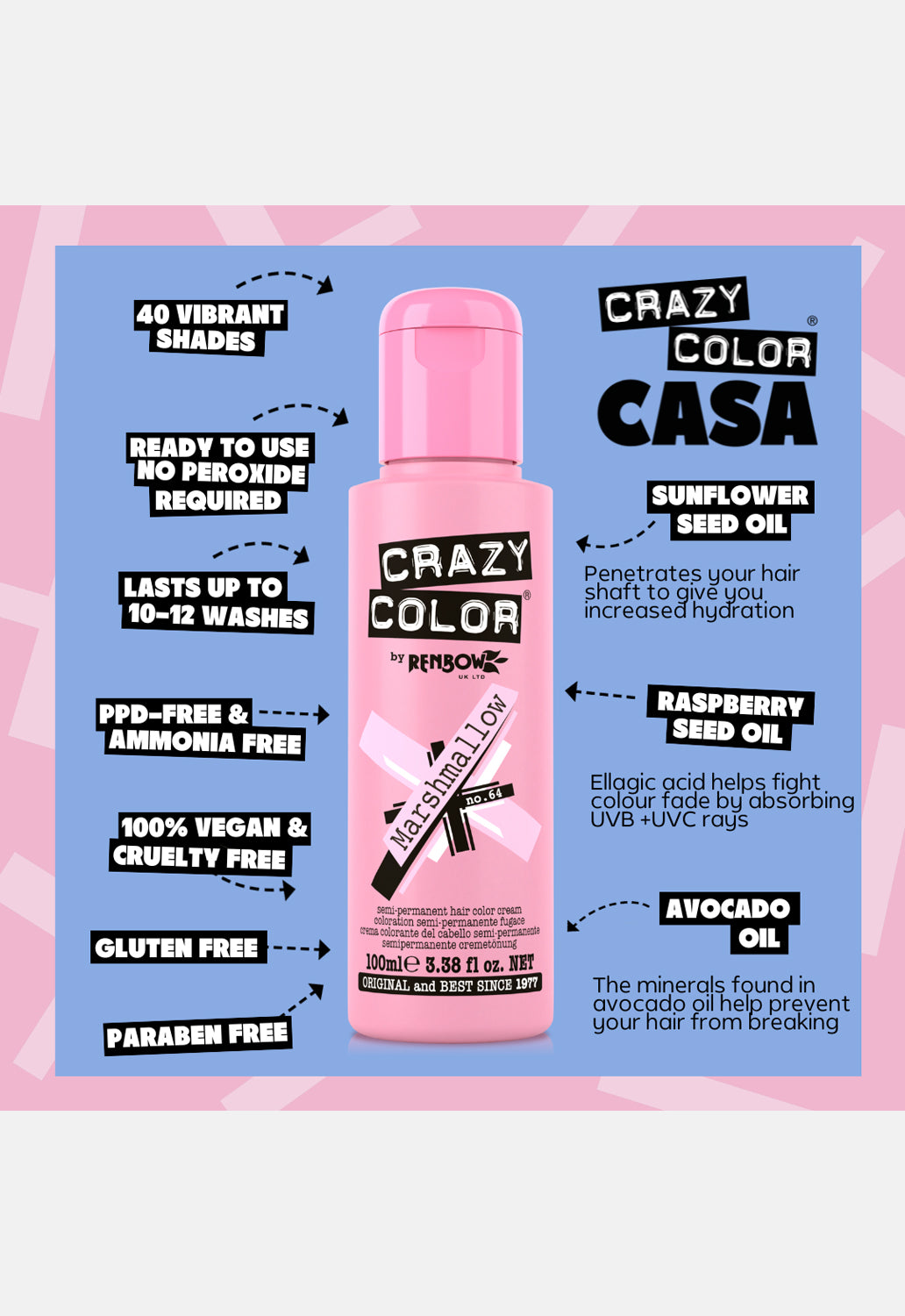 Marshmallow Hair Dye