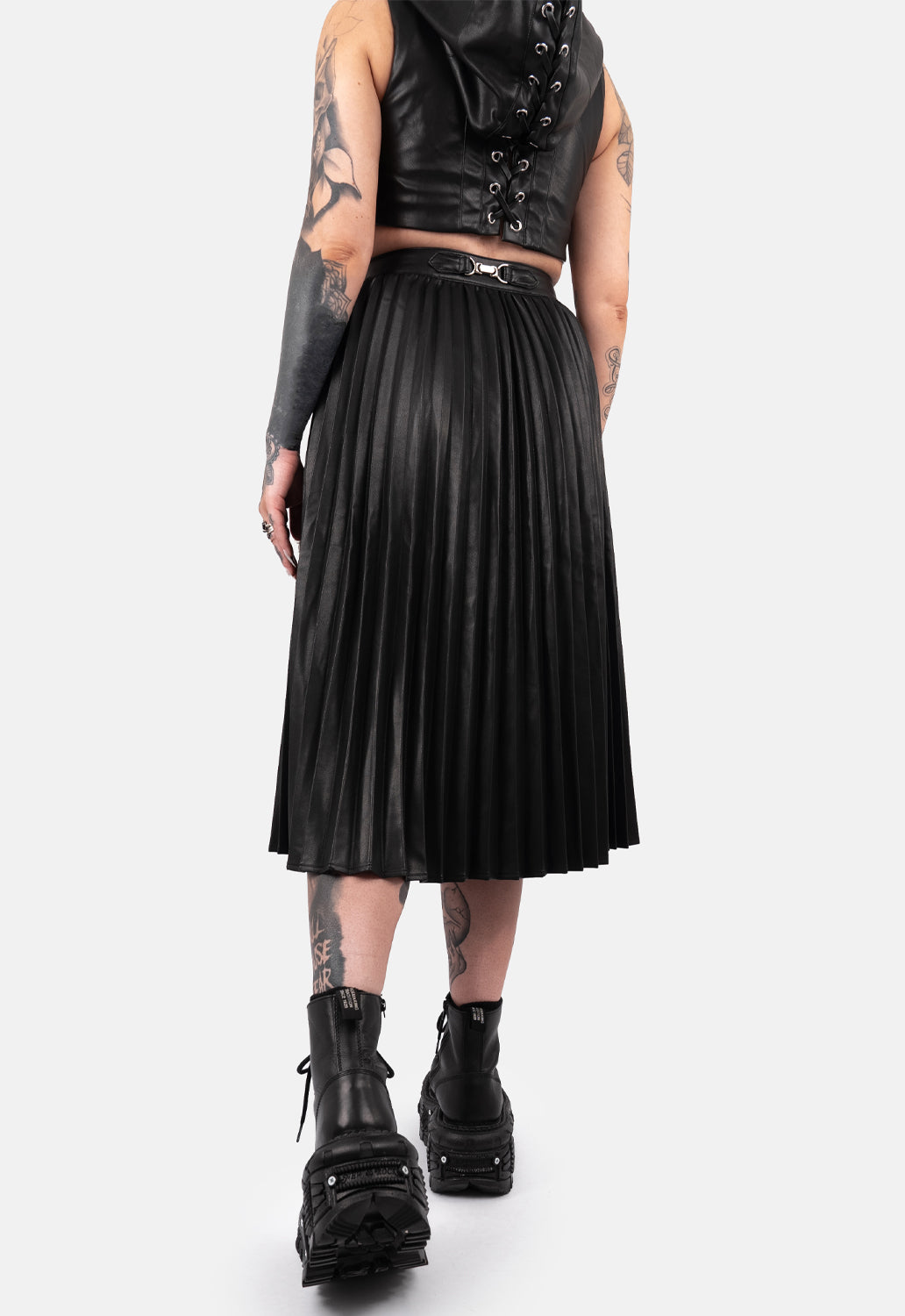 Medea Pleated Maxi Skirt