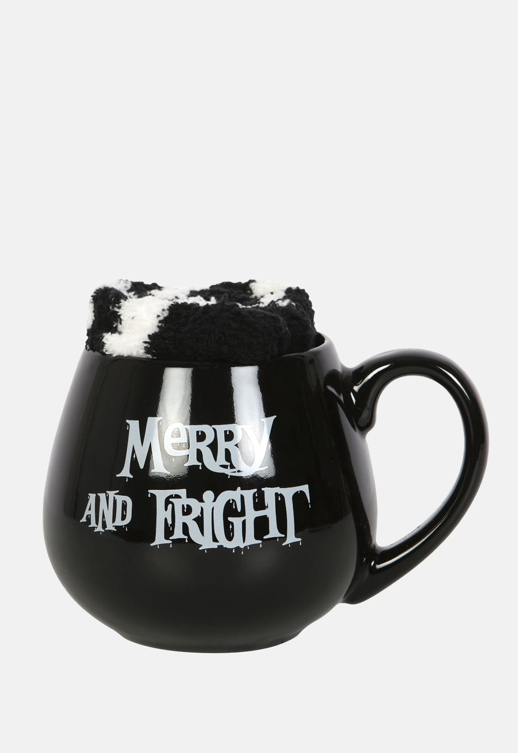 Merry Fright & Mug Socks Set