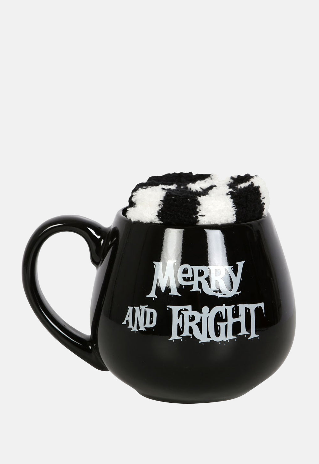 Merry Fright & Mug Socks Set