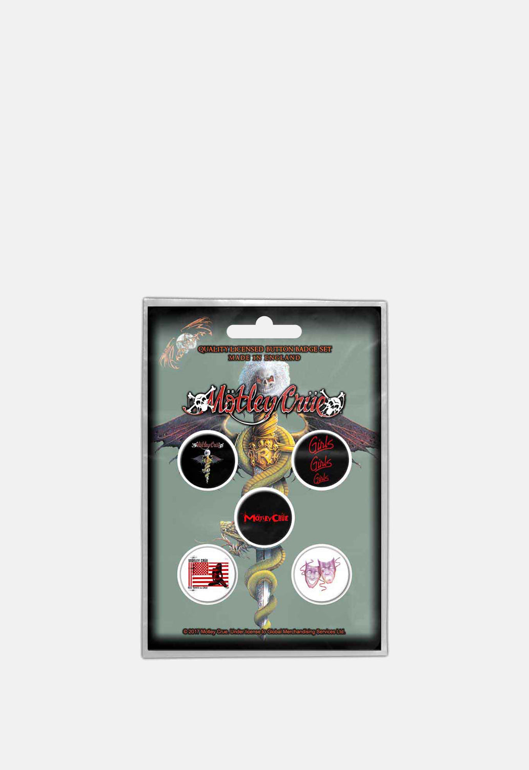 Dr. Feelgood Button Badge Set