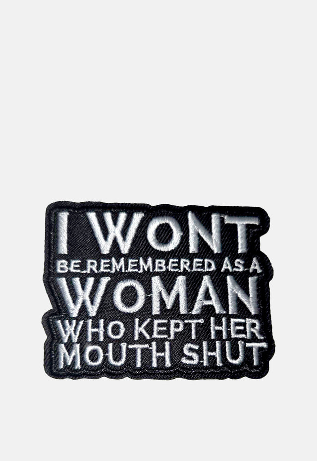 Mouth Shut Patch