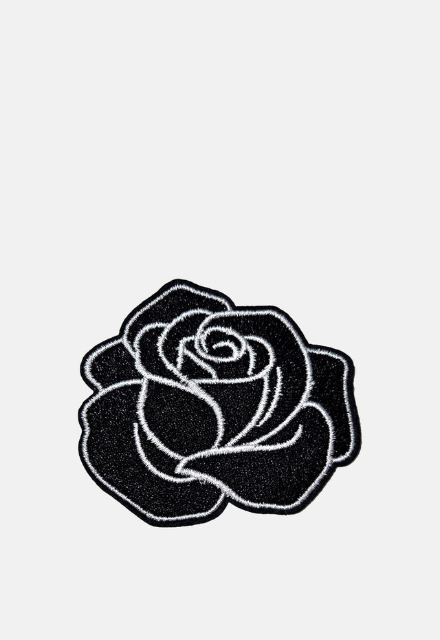New Black Rose Patch