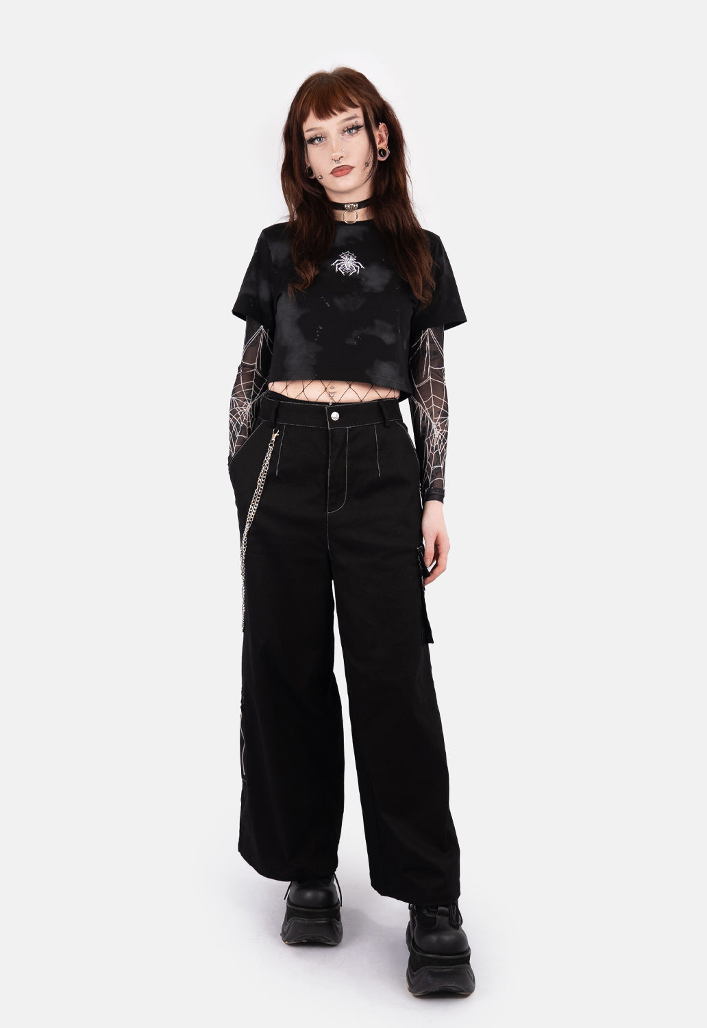 Nova Wide Leg Cargo Trousers