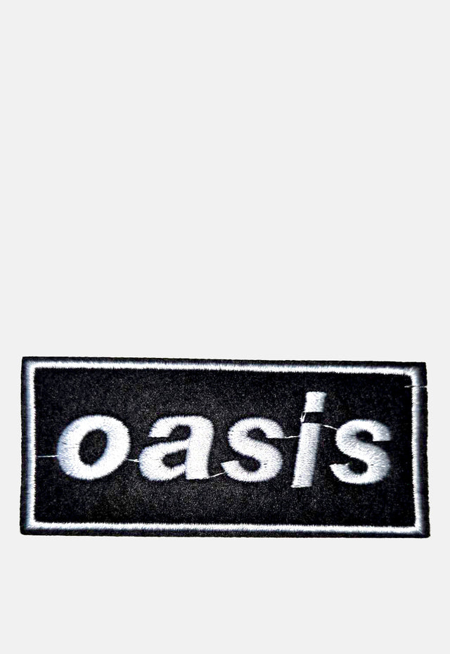 White Square Logo Patch