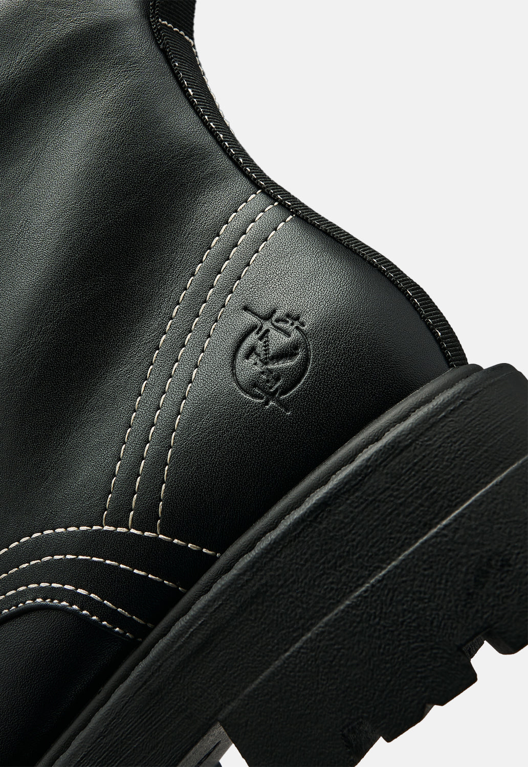 Pallas Black Lace Up Boots