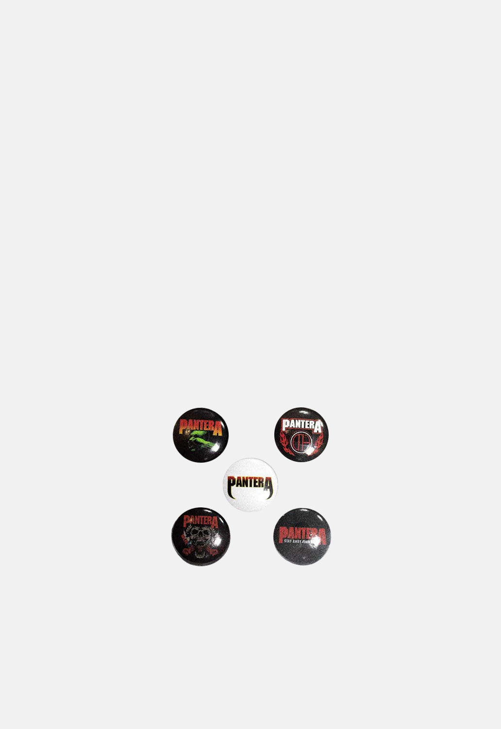 Stay Away From Me Button Badge Set