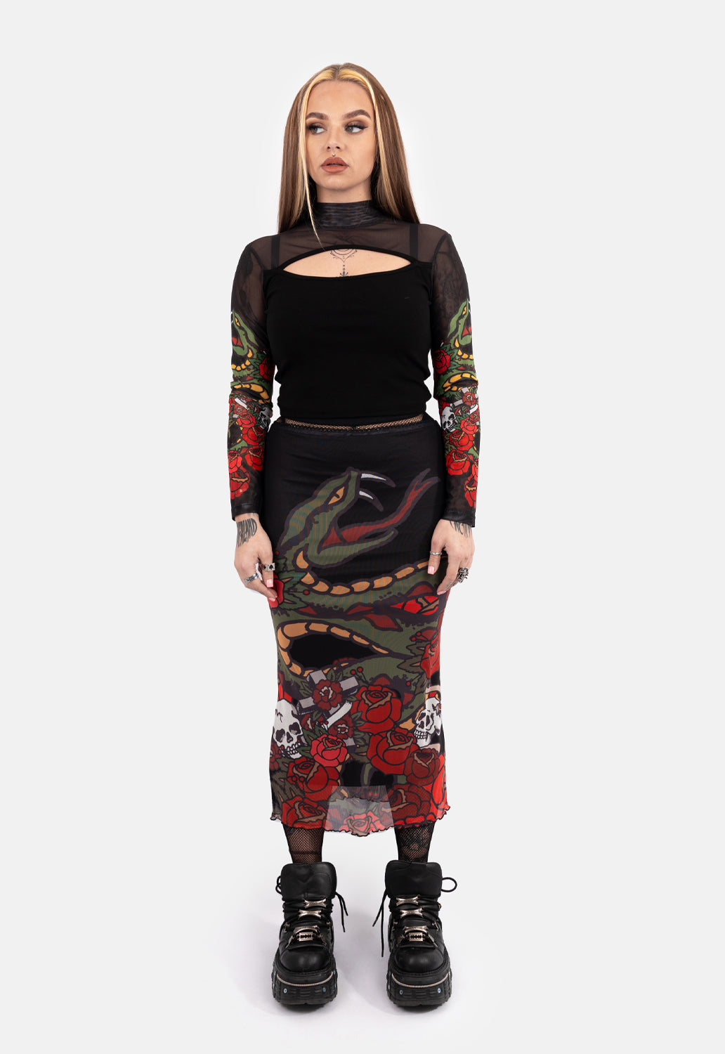 Peggy Front Cut Out Top