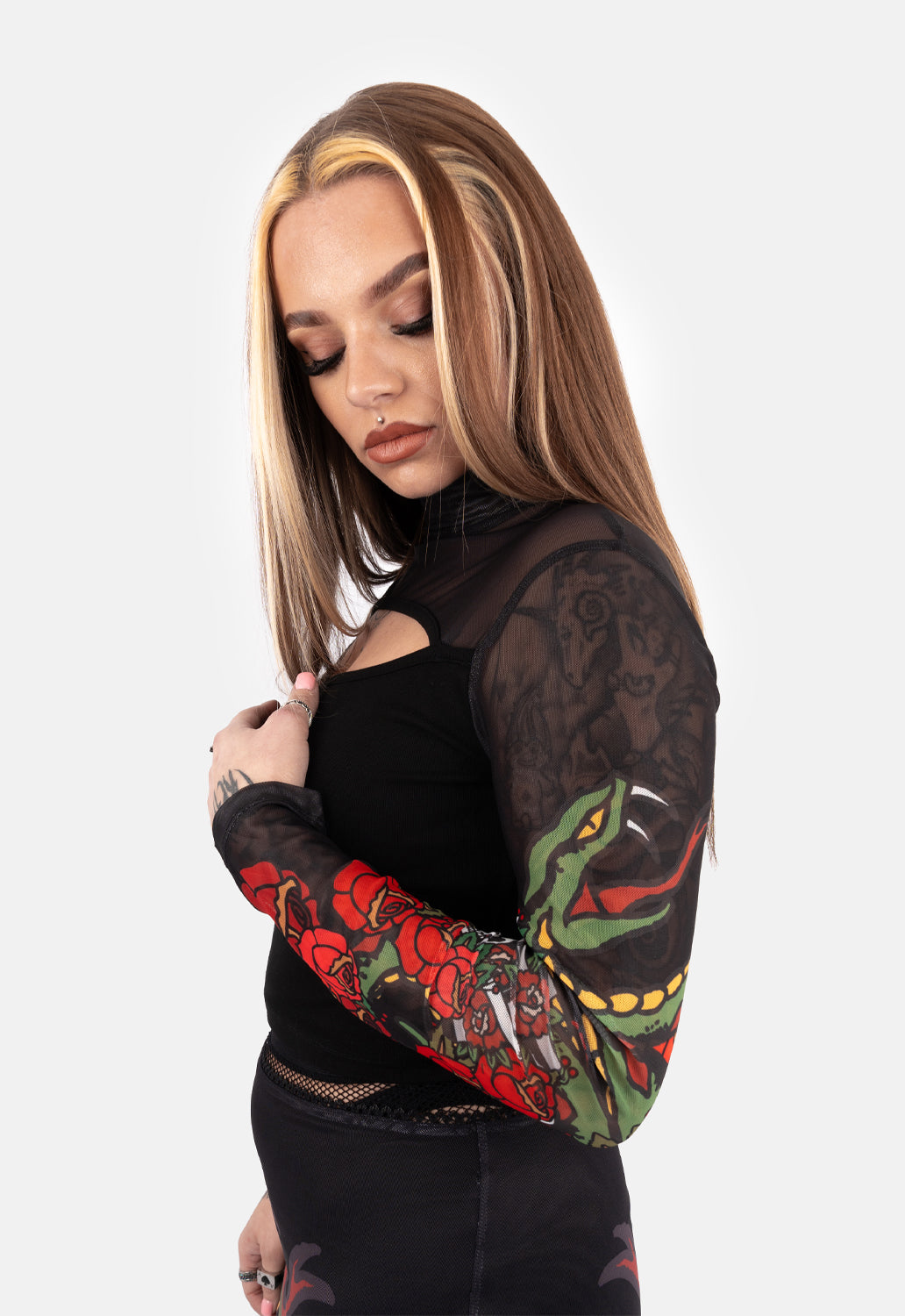 Peggy Front Cut Out Top