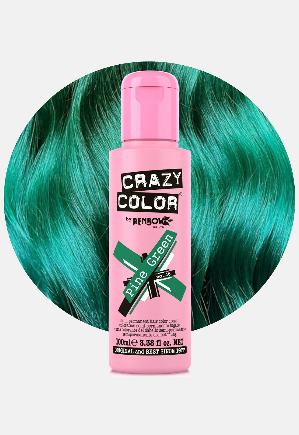 Pine Green Hair Dye