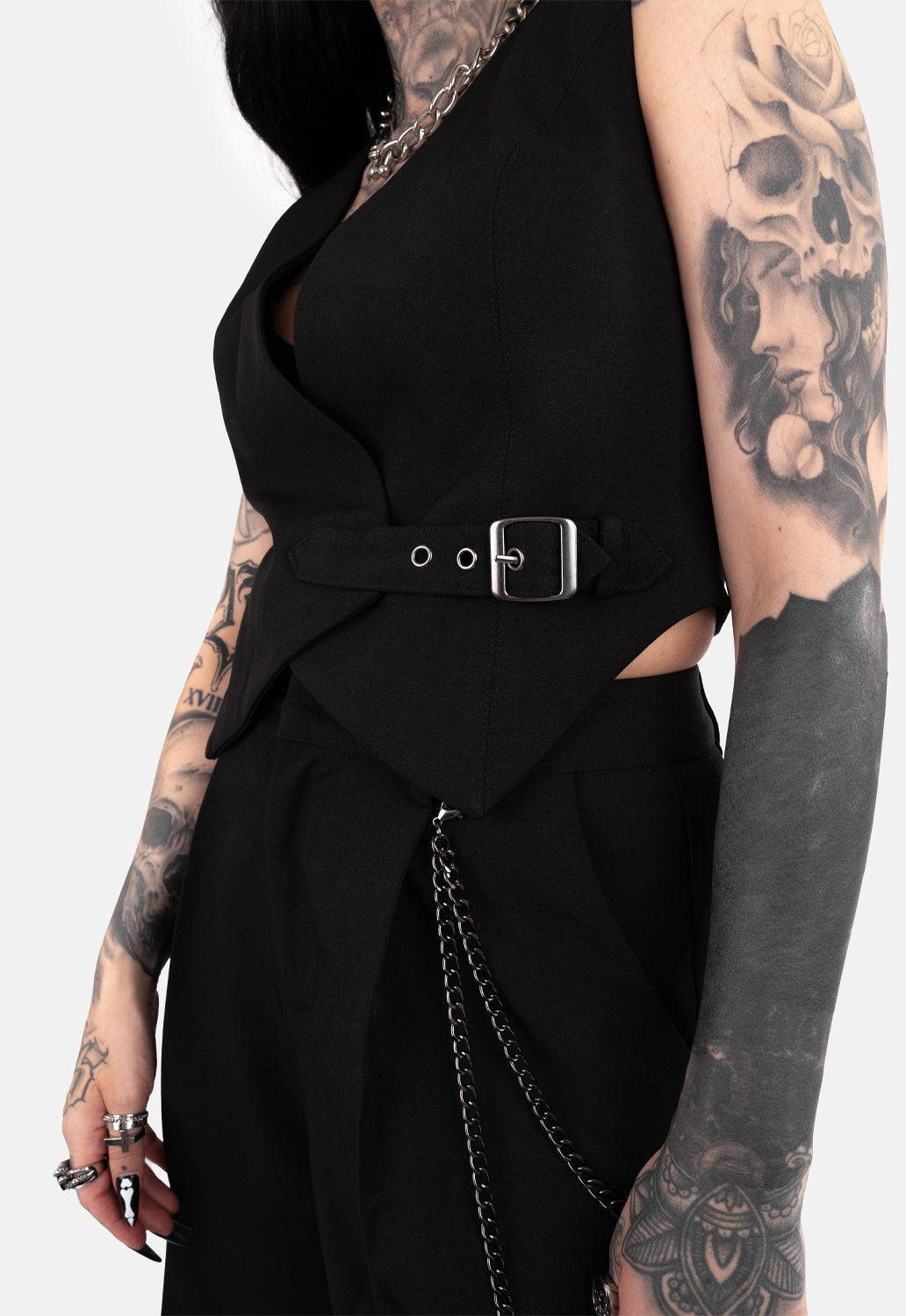 Pythia Strap Front Waistcoat