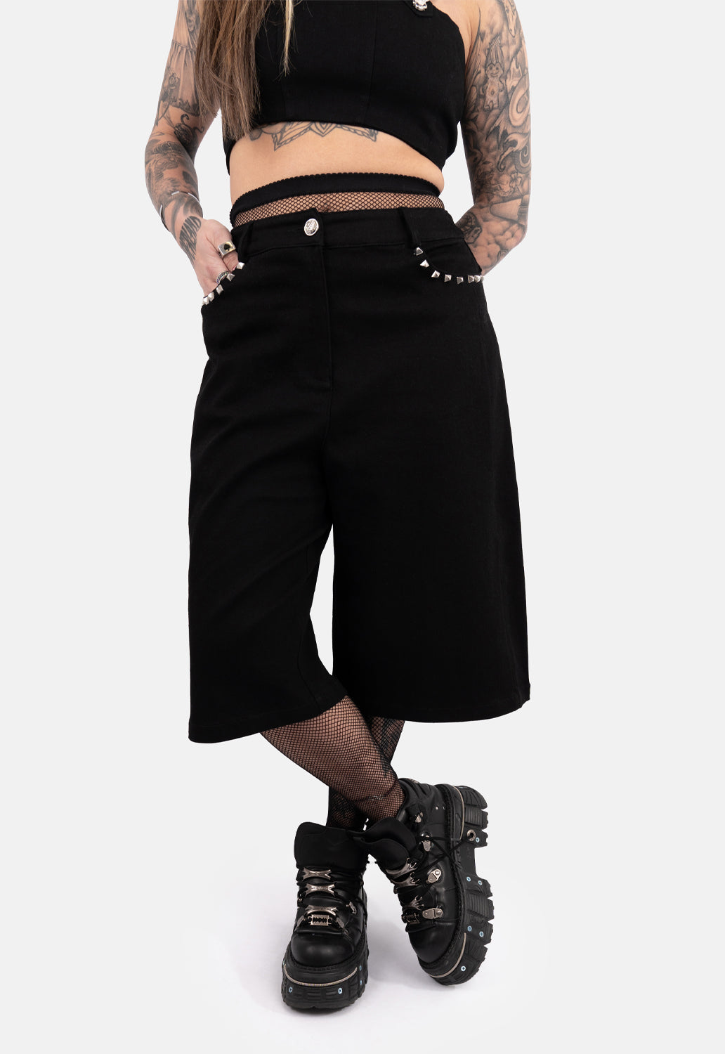 Rita Capri Denim Shorts